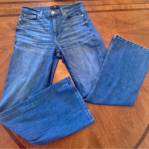 EUC Banana Republic Blue Flare Wide Leg Jeans